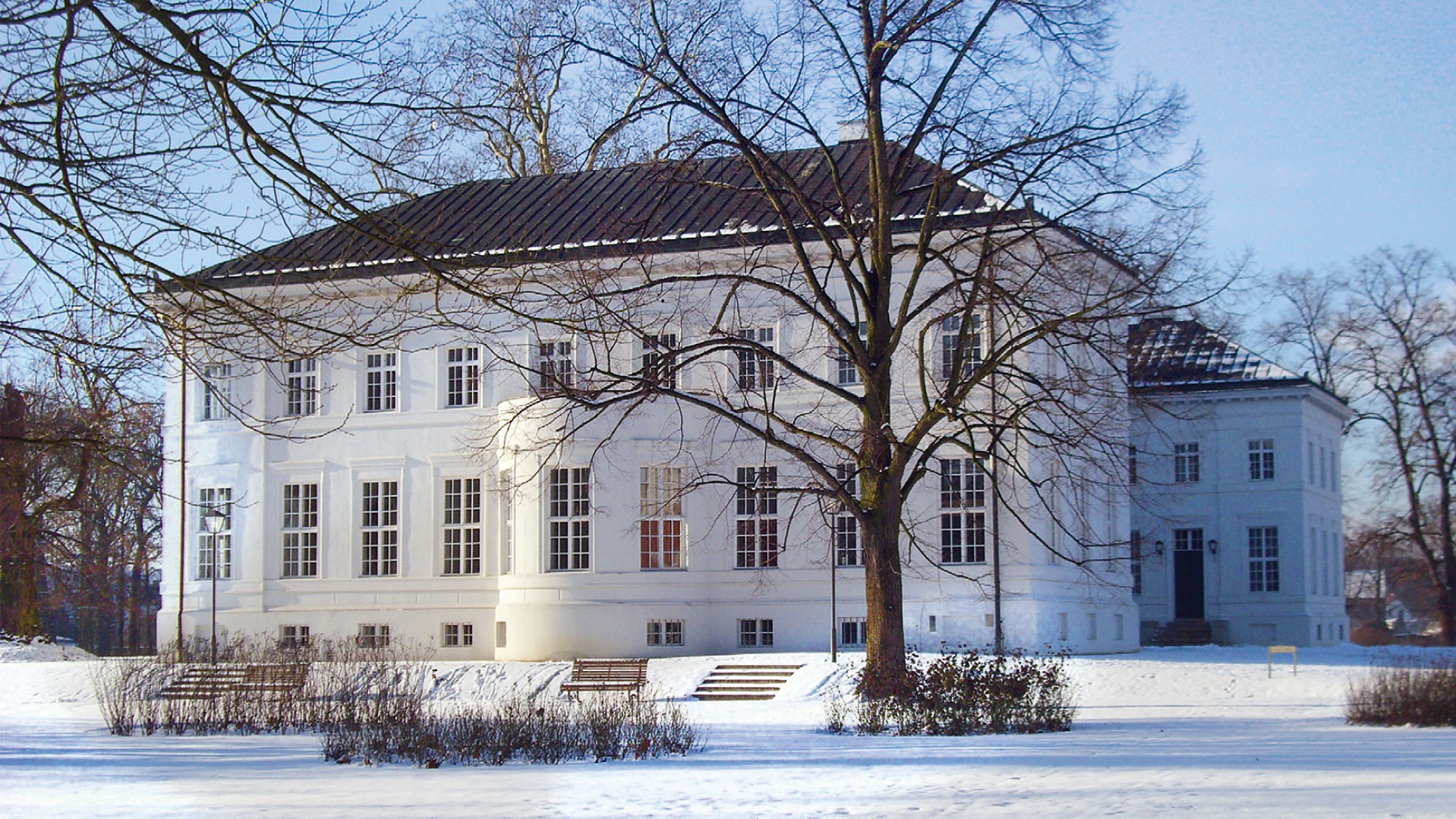 Schloss Neuhardenberg im Winter © Stiftung Schloss Neuhardenberg