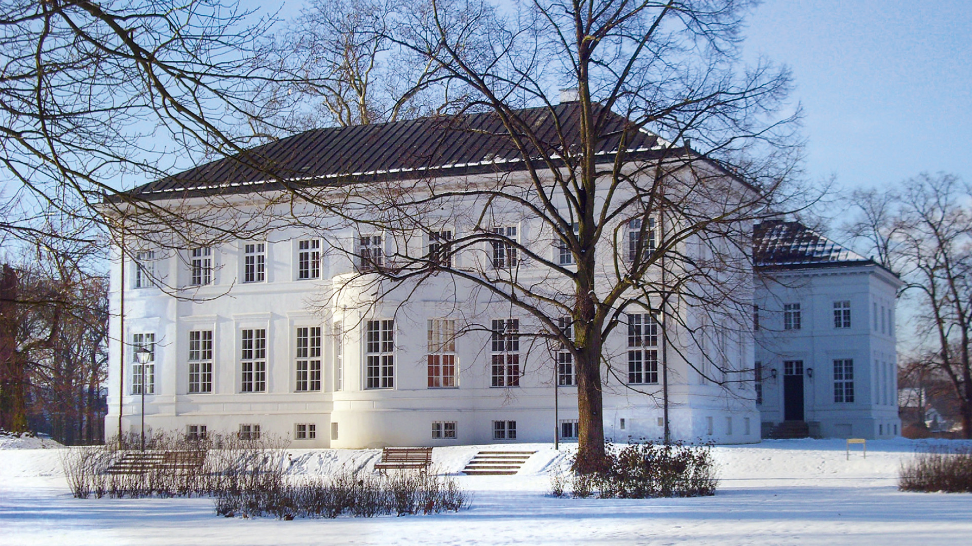 Schloss Neuhardenberg im Winter © Stiftung Schloss Neuhardenberg