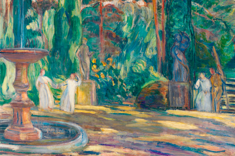 O ogrodach, krajobrazach 
i obrazach